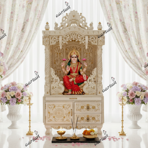 Premium Wooden Temple with Traditional Touch