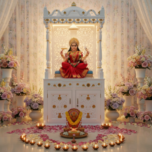 Latest Wooden Mata Mandir Designs for Home 2026