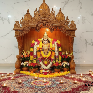 Grand Wooden Mata Mandir Designs That Create a Peaceful