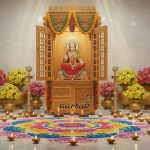 Create a Divine Corner with These Beautiful Wooden Mata Temples